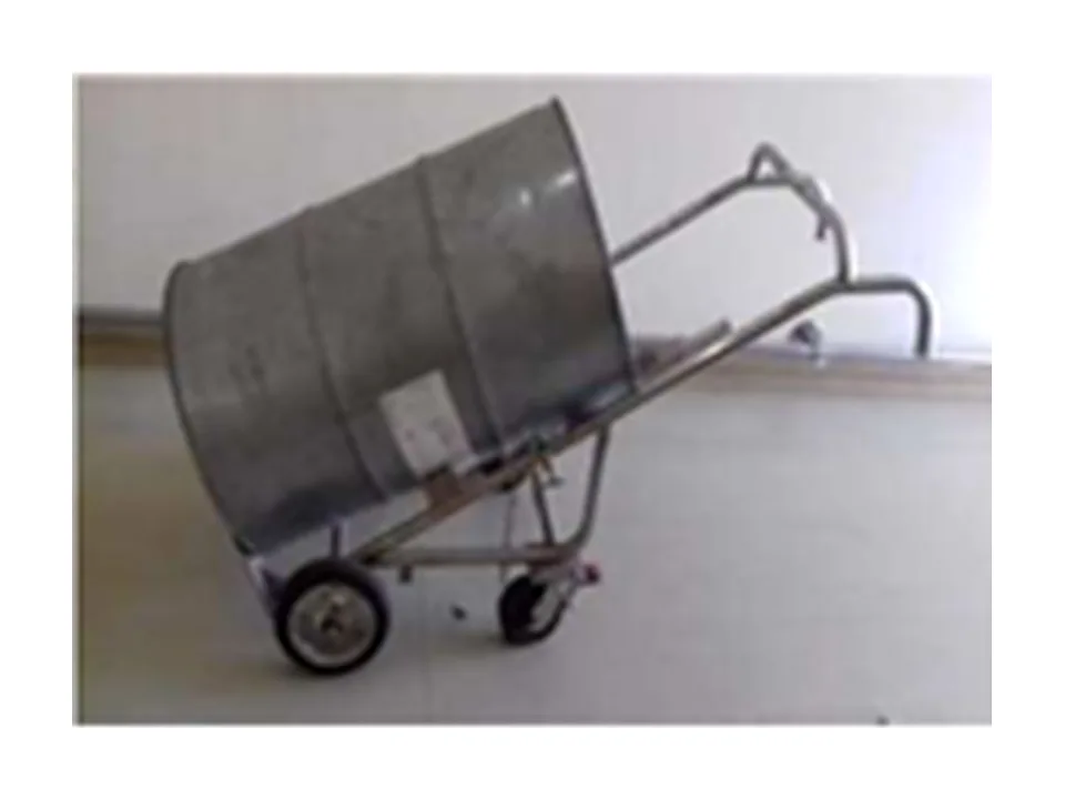 Stainless Steel Heavy-Duty Drum Trolley